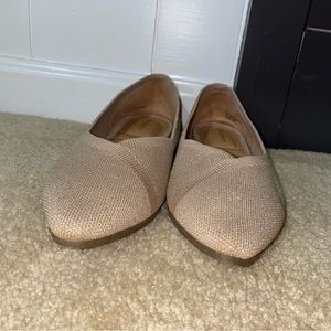 Cynthia Rowley tan mesh  flats size 9